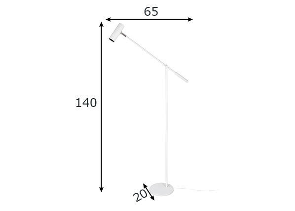 Lattiavalaisin Globen Lighting Hubble hinta ja tiedot | Lattiavalaisimet | hobbyhall.fi