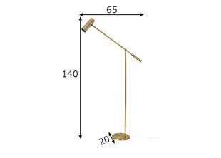 Lattiavalaisin Globen Lighting Hubble hinta ja tiedot | Lattiavalaisimet | hobbyhall.fi