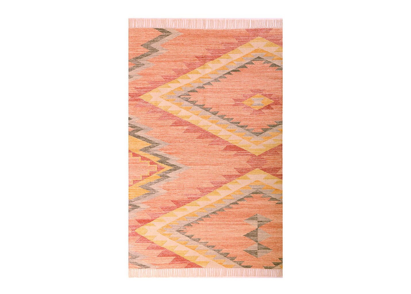 Tom Tailor Vintage Zigzag Kelim 65x135 cm hinta ja tiedot | Isot matot | hobbyhall.fi