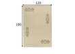 Matto Theko Taza Royal 120x180 cm Matto Theko Taza Royal 120x180 cm hinta ja tiedot | Isot matot | hobbyhall.fi