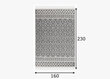 Matto Theko Tom Tailor Värillinen Macrame 160x230 cm hinta ja tiedot | Isot matot | hobbyhall.fi