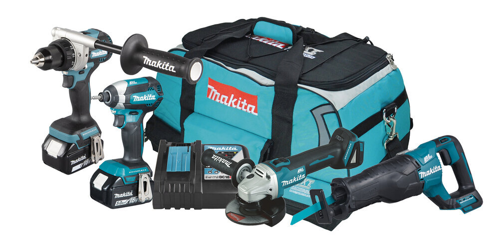 Konesarja LXT ® DLX4157TX1 Makita hinta ja tiedot | Akkuporakoneet ja ruuvinvääntimet | hobbyhall.fi