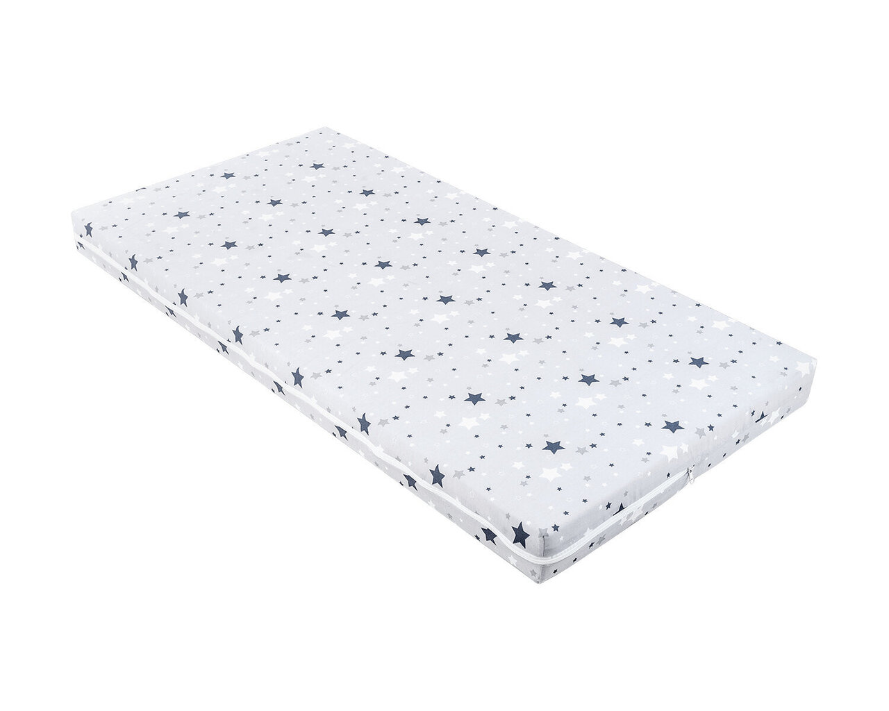 Vauvapatjat Kikkaboo Fantasia Plus 70x140x8 cm, Stars Grey, harmaa hinta ja tiedot | Patjat | hobbyhall.fi