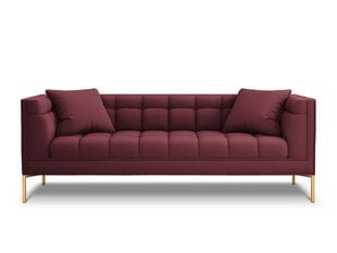 Kolmipaikkainen sohva Micadoni Home Karoo, tummanpunainen hinta ja tiedot | Sohvat ja vuodesohvat | hobbyhall.fi