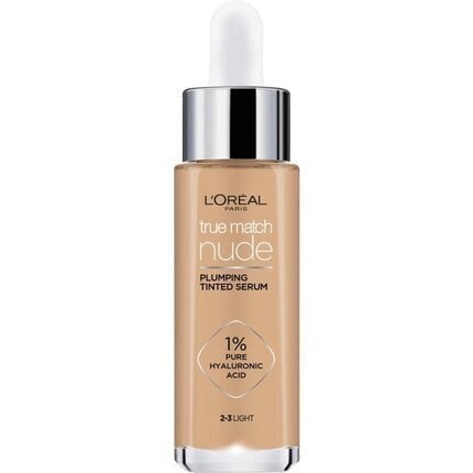 Meikkivoide L'Oreal Paris True Match Serum, 30 ml, 2-3 Light hinta ja tiedot | Meikkivoiteet ja puuterit | hobbyhall.fi