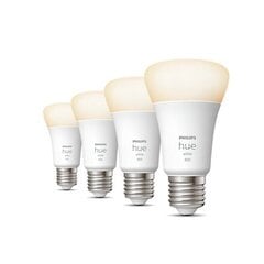 Älykkäät LED-lamput Philips Hue E27 9W 800lm, 4 kpl. hinta ja tiedot | Philips Kodin remontointi | hobbyhall.fi