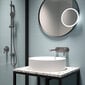 Magneettinen peili LED Deante Round ADR_0821, Chrome hinta ja tiedot | Kylpyhuoneen sisustus | hobbyhall.fi