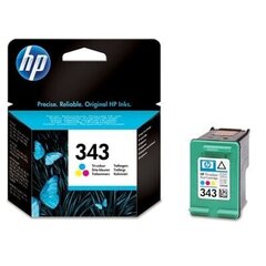 HP 343 Tri-color Inkjet Print Cartridge hinta ja tiedot | Mustekasetit | hobbyhall.fi