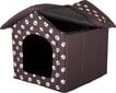 Talo-pesä Hobbydog R3 tassut, 52x46x53 cm, ruskea hinta ja tiedot | Pedit ja pesät | hobbyhall.fi