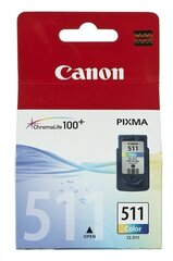 Canon CL-511 Tri-Colour Ink Cartridge, C hinta ja tiedot | Mustekasetit | hobbyhall.fi