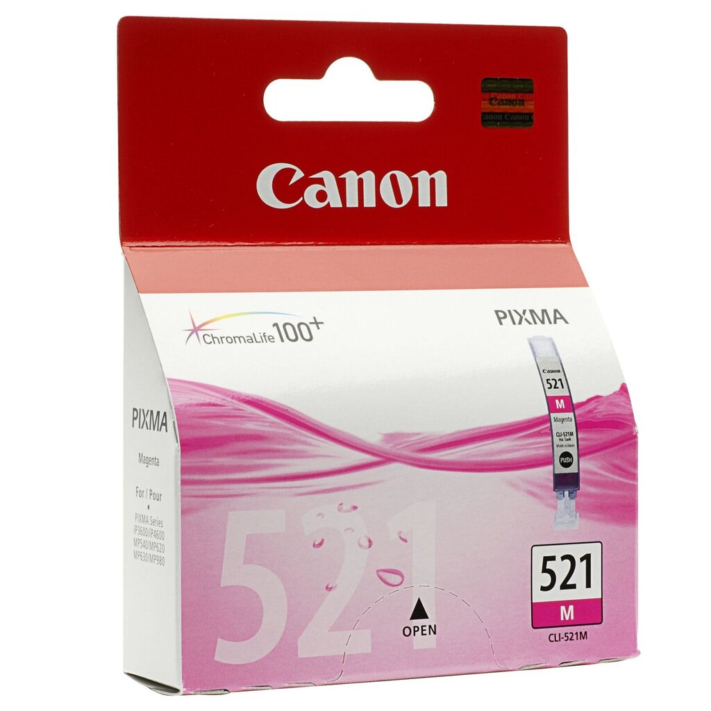 Mustepatruuna Canon CLI-521M, harmaa hinta ja tiedot | Mustekasetit | hobbyhall.fi