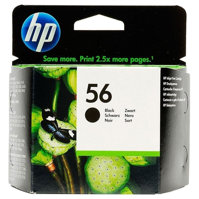 HP 56 ink black 19ml DJ5550 hinta ja tiedot | Mustekasetit | hobbyhall.fi