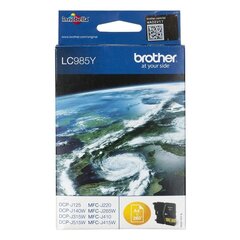 Brother LC985Y Ink Cartridge, Yellow hinta ja tiedot | Mustekasetit | hobbyhall.fi