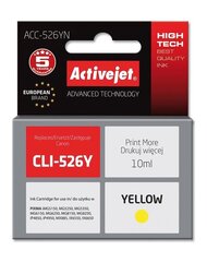 Mustepatruuna Activejet ACC-526YN, keltainen hinta ja tiedot | Mustekasetit | hobbyhall.fi