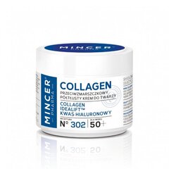 Kevyt kasvovoide Mincer Pharma Collagen 50+ no. 302 50 ml hinta ja tiedot | Kasvovoiteet | hobbyhall.fi