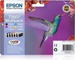 Epson Multipack 6-colours T0807 Claria P hinta ja tiedot | Mustekasetit | hobbyhall.fi
