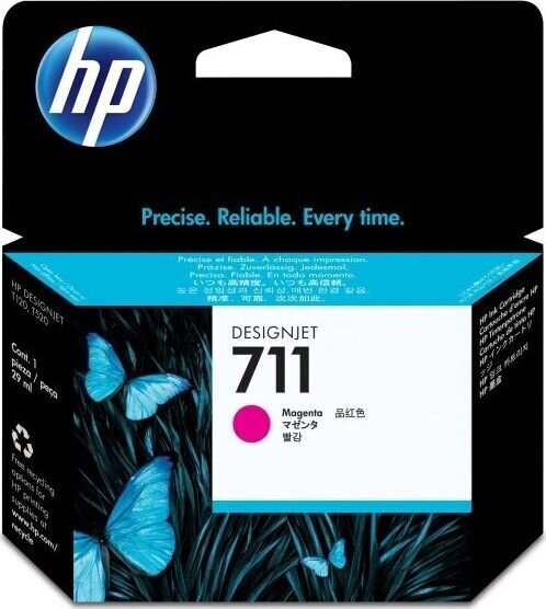 HP 711 ink Magenta 29 ml DJ T120 520 hinta ja tiedot | Mustekasetit | hobbyhall.fi