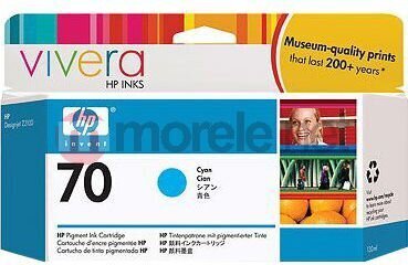 HP 70 ink cyan 130 ml Vivera hinta ja tiedot | Mustekasetit | hobbyhall.fi