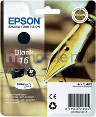 EPSON 16 ink cartridge black hinta ja tiedot | Mustekasetit | hobbyhall.fi
