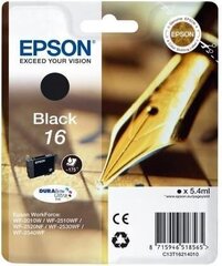 EPSON 16 ink cartridge black hinta ja tiedot | Mustekasetit | hobbyhall.fi