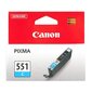 Canon CLI-551 C Ink Cartridge, Cyan hinta ja tiedot | Mustekasetit | hobbyhall.fi