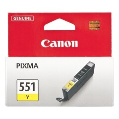 Canon CLI-551 Y Ink Cartridge, Yellow hinta ja tiedot | Mustekasetit | hobbyhall.fi