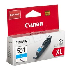 Canon CLI-551XL C Ink Cartridge, Cyan hinta ja tiedot | Mustekasetit | hobbyhall.fi