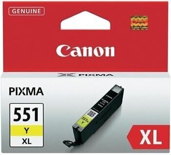 Canon CLI-551XL Y Ink Cartridge, Yellow hinta ja tiedot | Mustekasetit | hobbyhall.fi