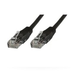 CAT5e U / UTP verkkokaapeli 0,3 m, musta hinta ja tiedot | Kaapelit ja adapterit | hobbyhall.fi