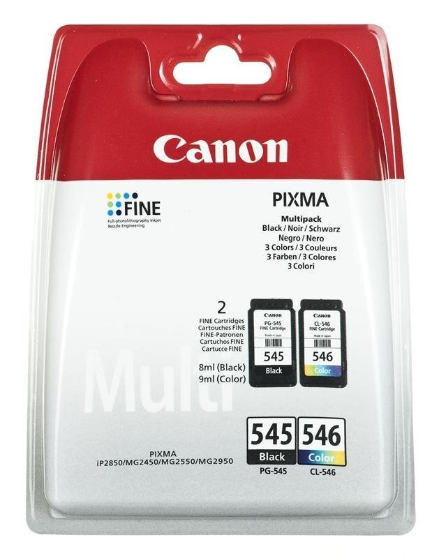 CANON PG-545 / CL-546 Monipakkaus hinta ja tiedot | Mustekasetit | hobbyhall.fi