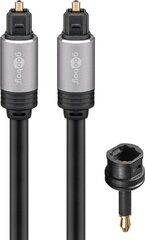 Goobay 77137 Toslink digital audio connection cable hinta ja tiedot | Kaapelit ja adapterit | hobbyhall.fi