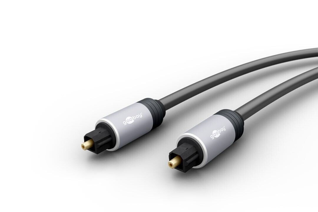 Goobay 77137 Toslink digital audio connection cable hinta ja tiedot | Kaapelit ja adapterit | hobbyhall.fi