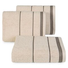 Pyyhe Mira, 30x50 cm, ruskea/beige hinta ja tiedot | Pyyhkeet | hobbyhall.fi