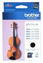 Brother LC127XLBK mustepatruuna, musta hinta ja tiedot | Mustekasetit | hobbyhall.fi