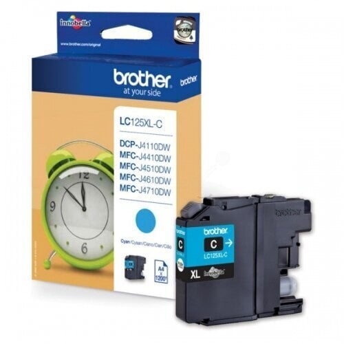 Brother LC125XLC Ink Cartridge, Cyan hinta ja tiedot | Mustekasetit | hobbyhall.fi