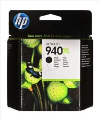 HP 940XL ink black 49ml 2200 hinta ja tiedot | Mustekasetit | hobbyhall.fi