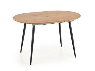 Jatkettava pöytä Halmar Colorado, ruskea/musta hinta ja tiedot | Ruokapöydät | hobbyhall.fi