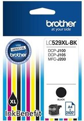 Brother - muste LC529XLBK BLK 2400 DCP-J100 DCP-J105 hinta ja tiedot | Mustekasetit | hobbyhall.fi