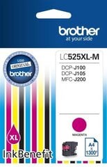 Brother - muste LC525XLM MAG 1300 DCP-J100 DCP-J105 hinta ja tiedot | Mustekasetit | hobbyhall.fi