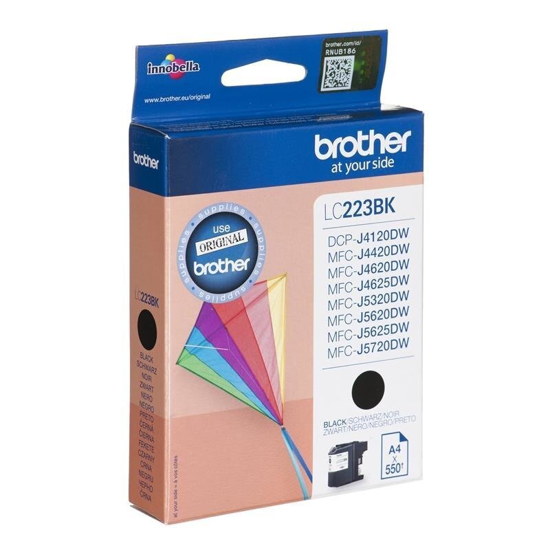 Brother LC-223BK Ink Cartridge, Black hinta ja tiedot | Mustekasetit | hobbyhall.fi