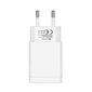 Laturi Forcell Pulse Quick Charge 3.0 Premium-matkalaturi + Type-C-kaapeli USB, 2.4A, valkoinen hinta ja tiedot | Puhelimen laturit | hobbyhall.fi