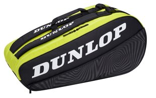 Mailalaukku 10 mailalle Dunlop SX CLUB musta/keltainen hinta ja tiedot | Tennisvälineet | hobbyhall.fi