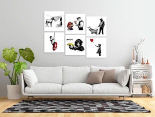 Kuva - Banksy Style (6 Parts) hinta ja tiedot | Artgeist Huonekalut ja sisustus | hobbyhall.fi