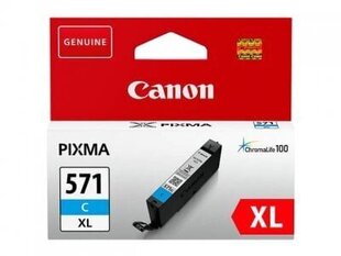 Canon CLI-571C XL Ink Cartridge, Cyan hinta ja tiedot | Mustekasetit | hobbyhall.fi