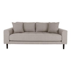 Lido-sohva, 2,5-istuttava, sis. koristetyynyt, beige hinta ja tiedot | Sohvat ja vuodesohvat | hobbyhall.fi