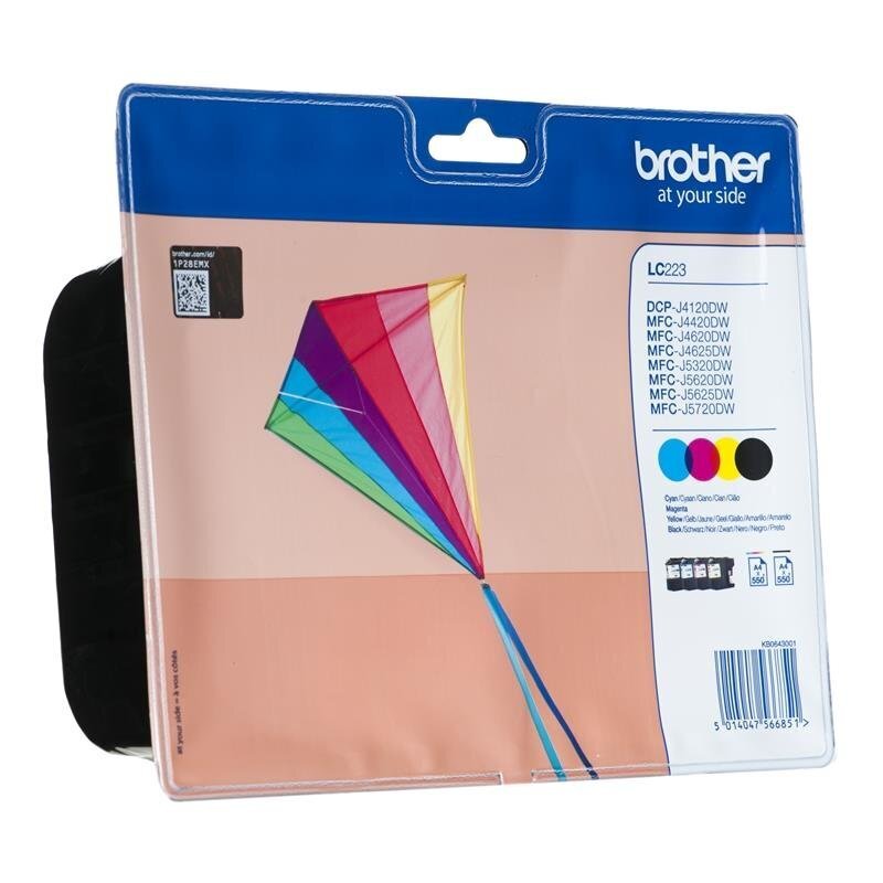 Brother LC-223 Multipack Ink Cartridge, hinta ja tiedot | Mustekasetit | hobbyhall.fi