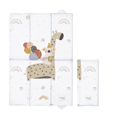 CebaBaby -hoitoalusta, taitettava, kirahvi 60x40cm W-305-000-637 hinta ja tiedot | Vauvan hoitoalustat ja tekstiilit | hobbyhall.fi