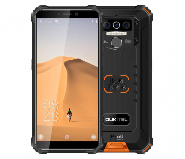 Oukitel WP5, 4/32GB, Dual SIM, Orange hinta ja tiedot | Matkapuhelimet | hobbyhall.fi