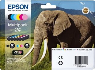 Epson Multipack 6-colours 24 Claria Phot hinta ja tiedot | Mustekasetit | hobbyhall.fi