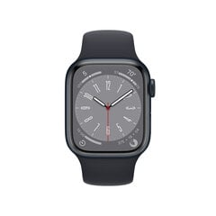 Apple Watch Series 8 GPS 41mm Midnight alumiinikuori ,Midnight urheiluranneke - MNP53 hinta ja tiedot | Älykellot | hobbyhall.fi